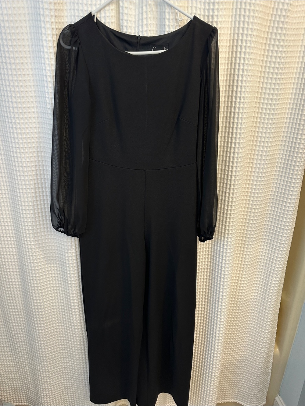 connected apparel Black Long Sleeve Jumpsuit